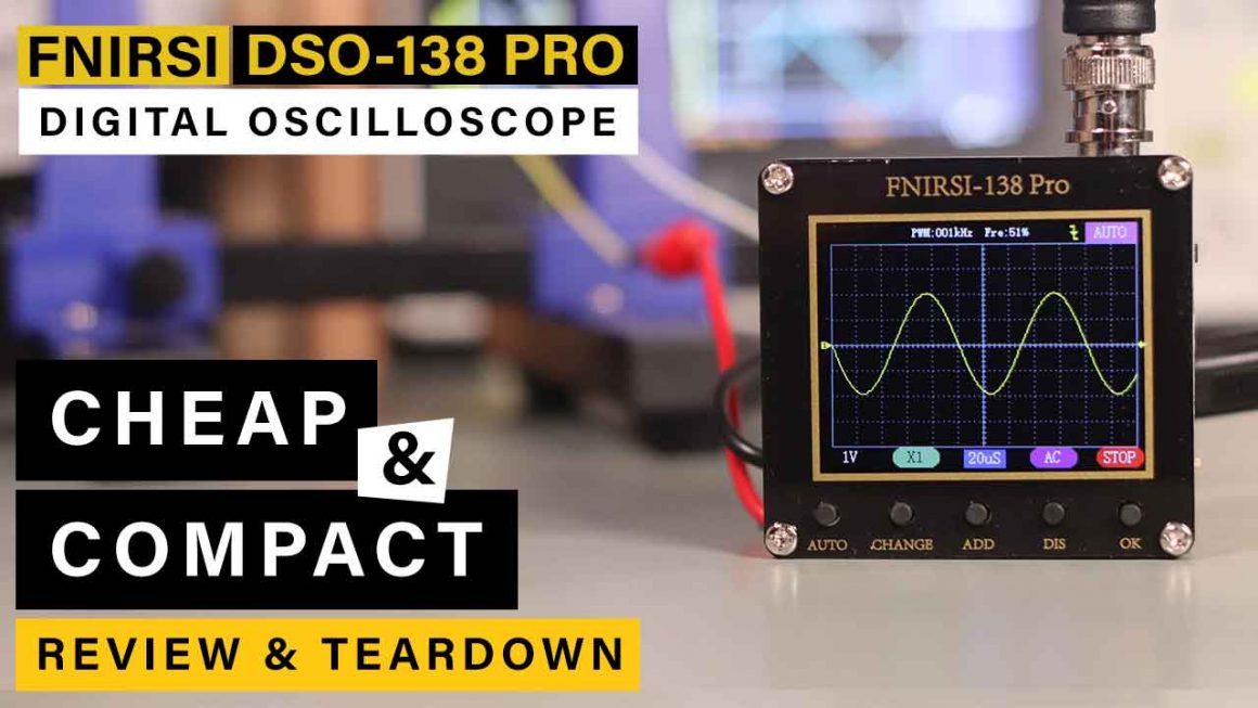 FNIRSI DSO-138 PRO Oscilloscope - TechCorner.TV