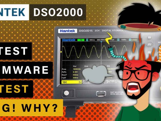 Hantek DSO2000 ReTest After Firmware Update