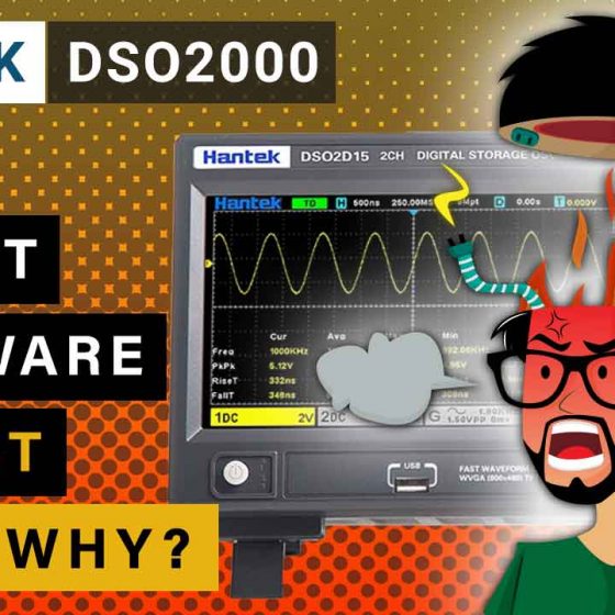 Hantek DSO2000 ReTest After Firmware Update